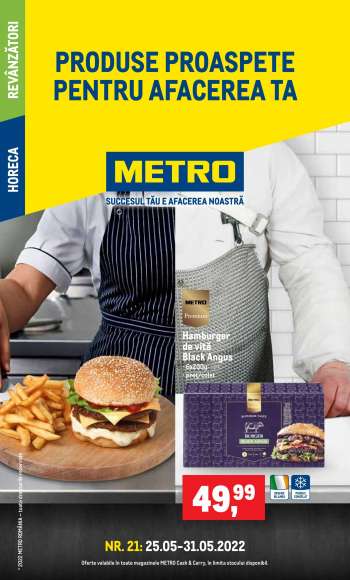 Catalog Metro - Produse proaspete: Carne, pește, fructe și legume