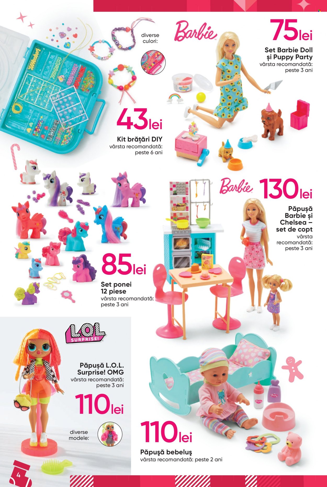 Cataloage Pepco - 03.11.2022 - 31.12.2022 - Produse în vânzare - Barbie, L.O.L. Surprise, păpuşă, păpuşă bebeluş. Pagina 4.