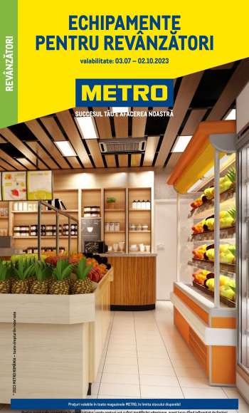 Catalog Metro - Echipamente pentru magazinul tau