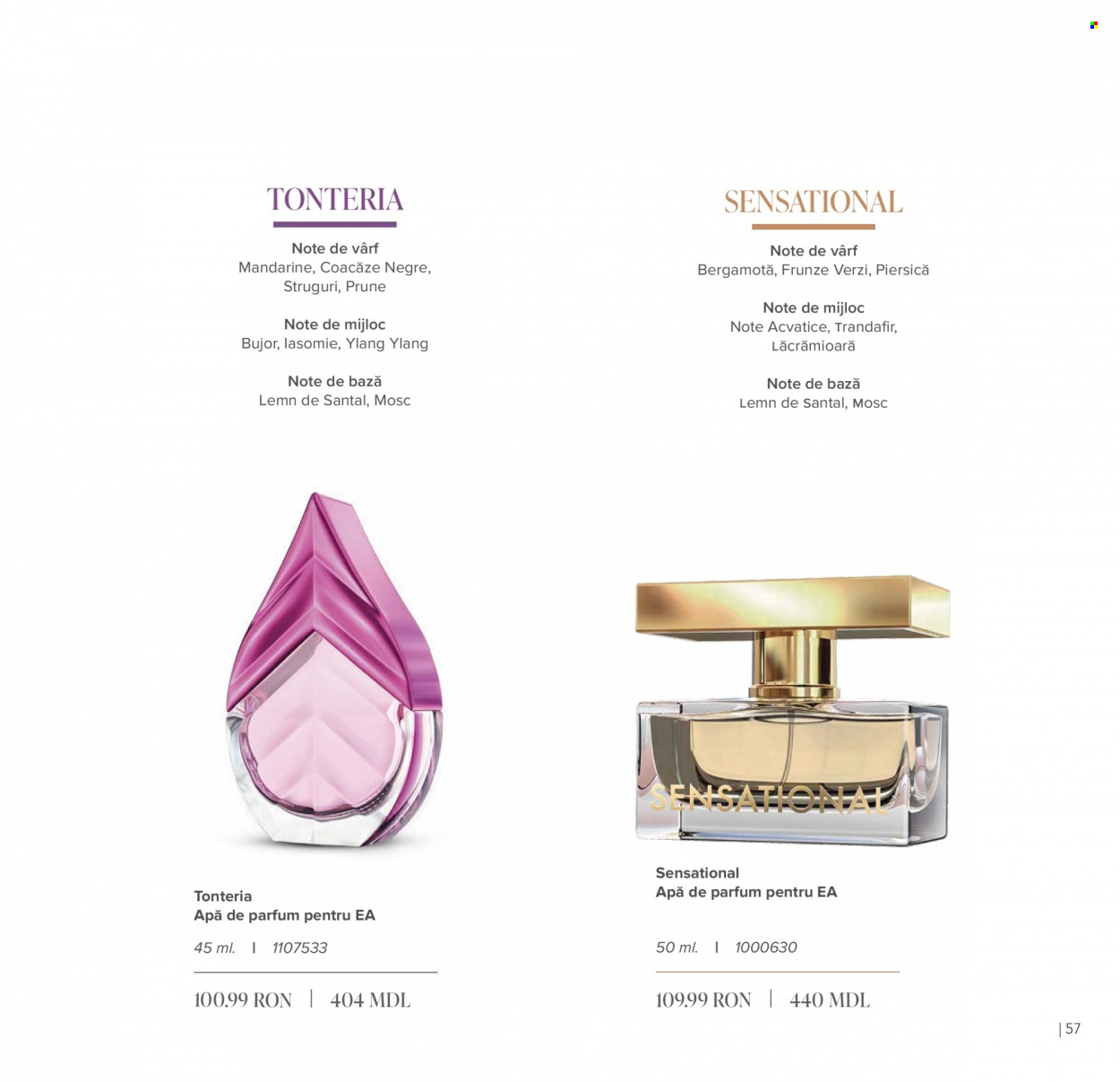 thumbnail - Cataloage Farmasi - Produse în vânzare - apă de parfum. Pagina 57.