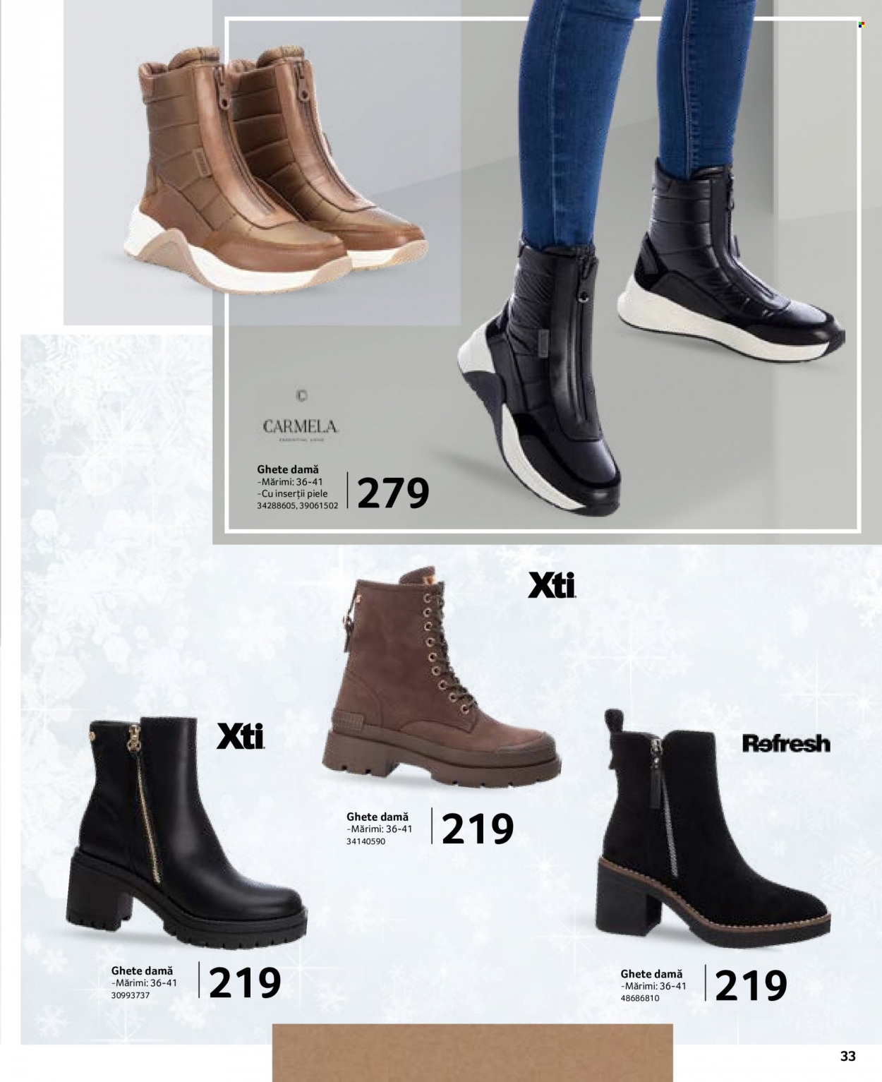 thumbnail - Cataloage Selgros - 10.11.2023 - 07.12.2023 - Produse în vânzare - pantofi, ghete. Pagina 33.