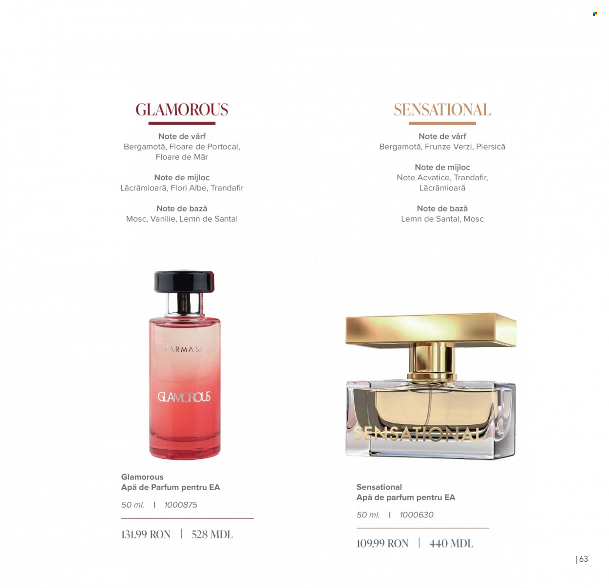 thumbnail - Cataloage Farmasi - Produse în vânzare - apă de parfum. Pagina 63.