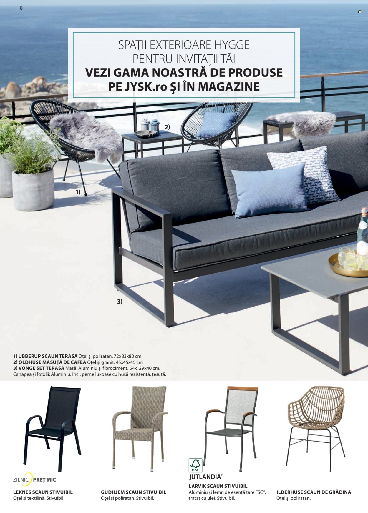thumbnail - Cataloage JYSK - Produse în vânzare - scaun, scaun de grădină, măsuță de cafea, set terasă. Pagina 9.
