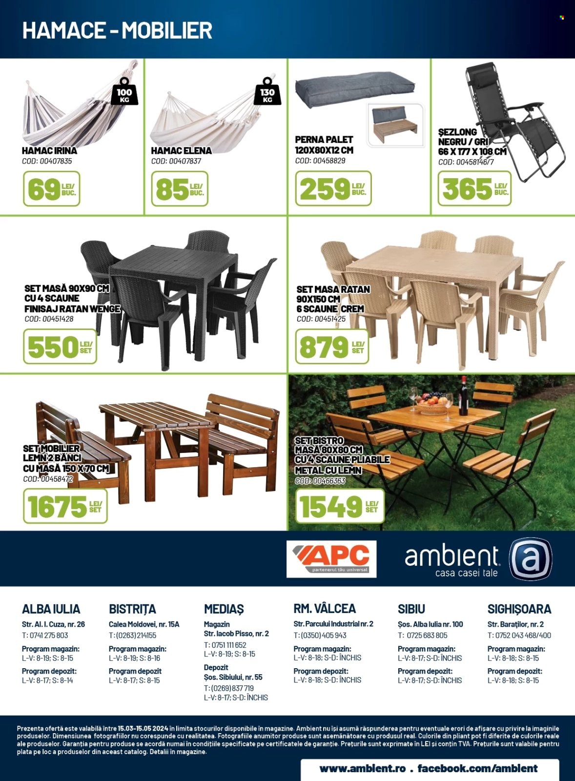 thumbnail - Cataloage Ambient - 15.03.2024 - 15.05.2024 - Produse în vânzare - set mobilier. Pagina 7.