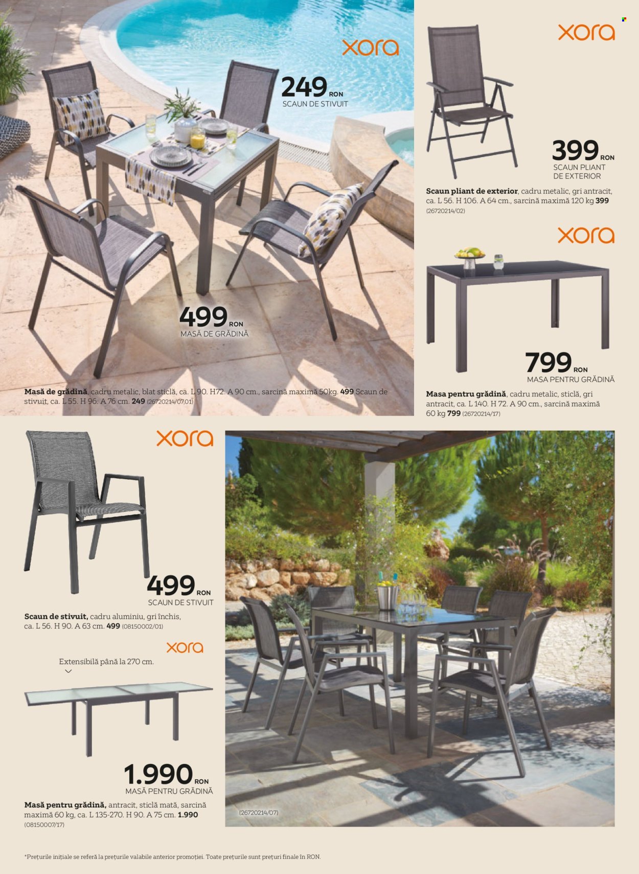 thumbnail - Cataloage XXXLutz - 21.03.2024 - 30.09.2024 - Produse în vânzare - masă, scaun, masă de grădină, scaun pliant. Pagina 14.