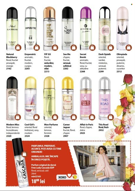 thumbnail - Cataloage Lady's - Produse în vânzare - apă de parfum, parfum. Pagina 19.