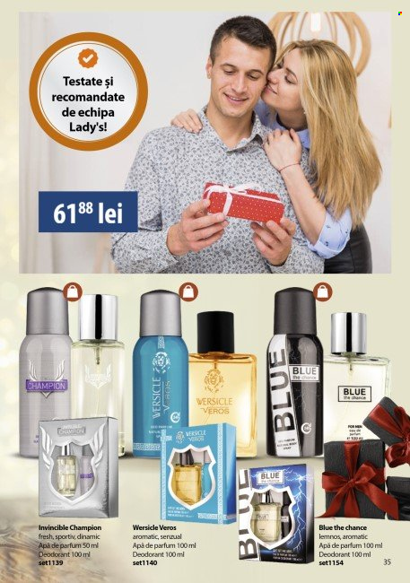 thumbnail - Cataloage Lady's - Produse în vânzare - apă de parfum, deodorant. Pagina 35.