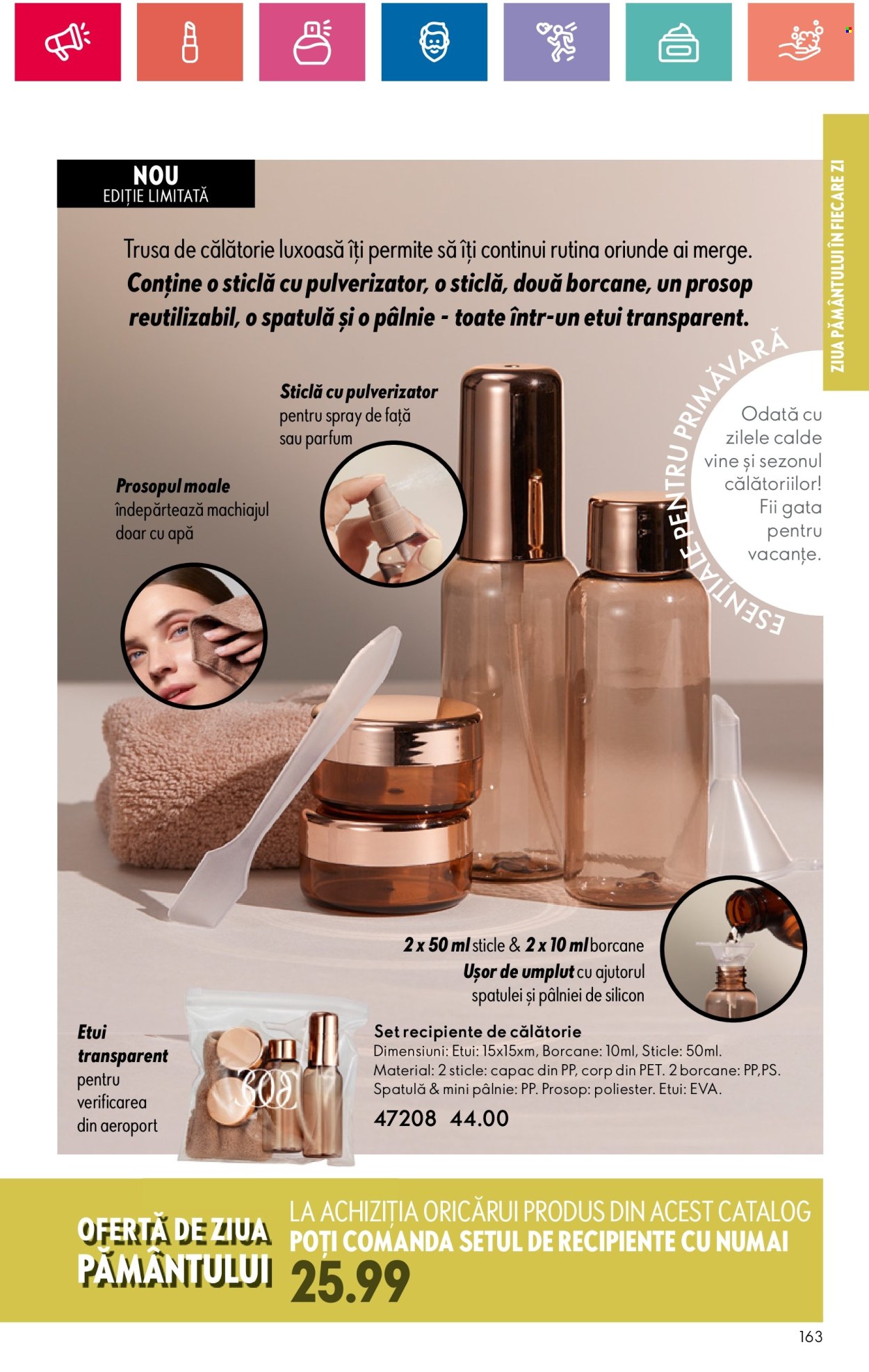 thumbnail - Cataloage Oriflame - 16.04.2024 - 06.05.2024 - Produse în vânzare - parfum, prosop. Pagina 163.