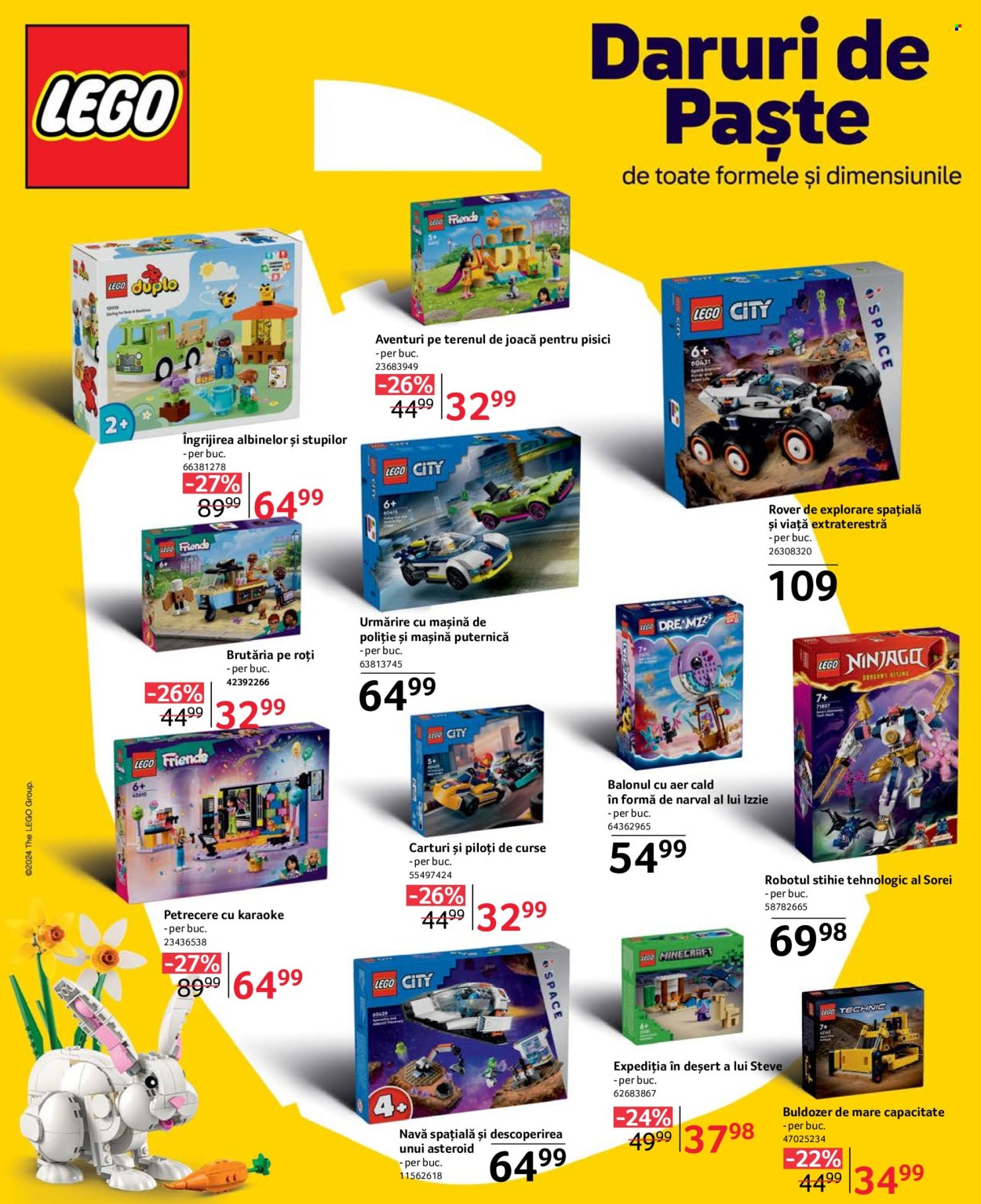 thumbnail - Cataloage Selgros - 19.04.2024 - 02.05.2024 - Produse în vânzare - LEGO Minecraft, LEGO Ninjago, LEGO Technic, LEGO Duplo, LEGO Friends, LEGO, LEGO City. Pagina 23.