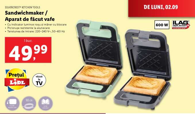 Sandwichmaker / Aparat de făcut vafe