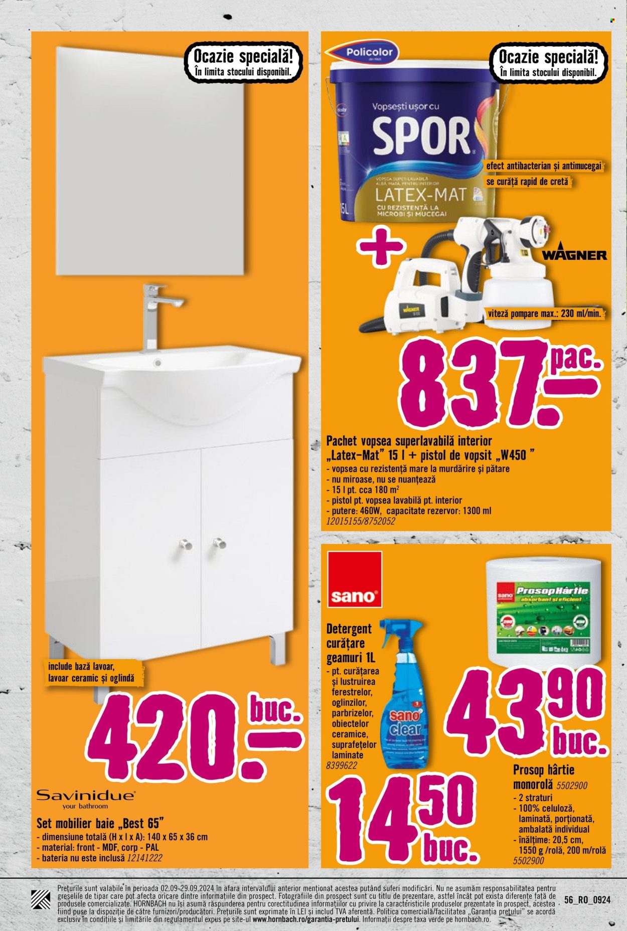 Catalog Hornbach - 02.09.2024 - 29.09.2024. Pagina 56