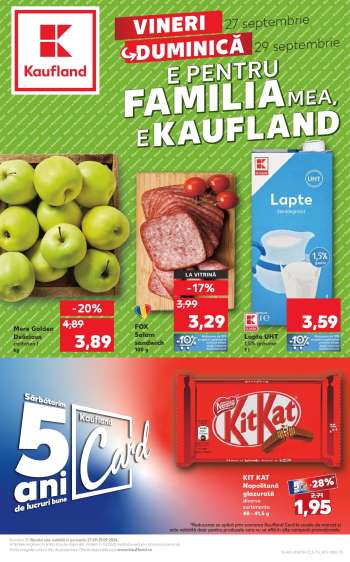 Cataloage Kaufland - 27.09.2024 - 29.09.2024.