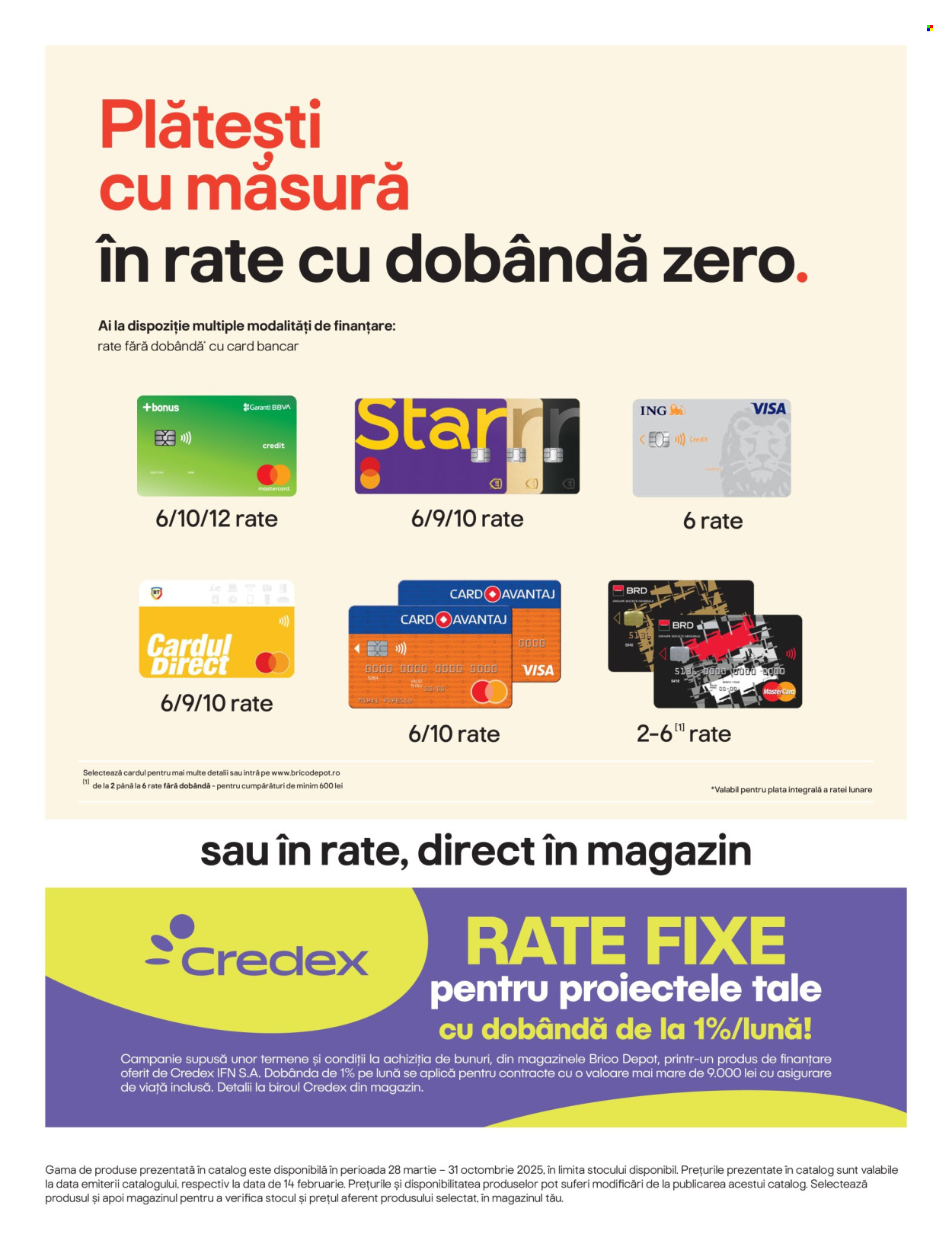 Catalog Brico Depot - 28.03.2025 - 31.10.2025. Pagina 1