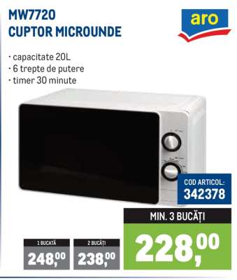 MW7720 CUPTOR MICROUNDE