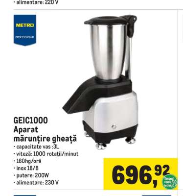 GEIC1000 Aparat mărunțire gheață