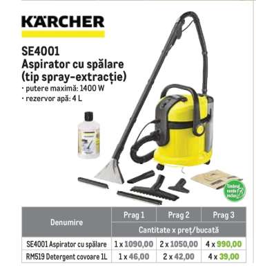 SE4001 Aspirator cu spălare