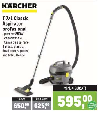 T 7/1 Classic Aspirator profesional