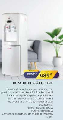 Dozator de apă electric