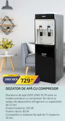 Dozator de apă cu compresor