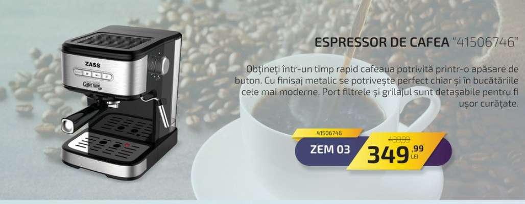 Espressor de cafea Zass