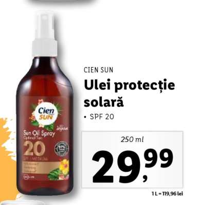 Ulei protecție solară