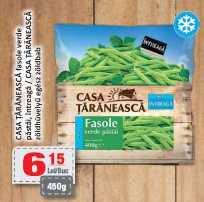 CASA ŢĂRĂNEASCĂ Fasole verde păstăi