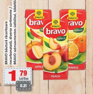 BRAVO băutură răcoritoare
