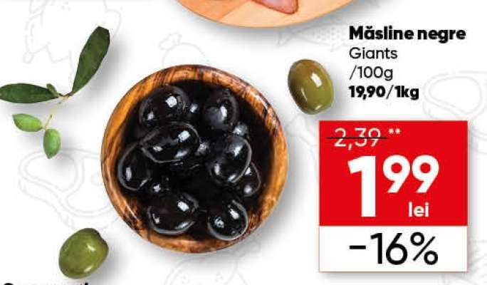 Măsline negre Giants
