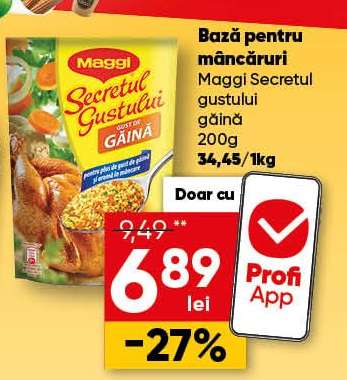 MAGGI SECRETUL GUSTULUI GĂINĂ