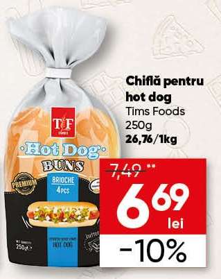 Chiflă pentru hot dog