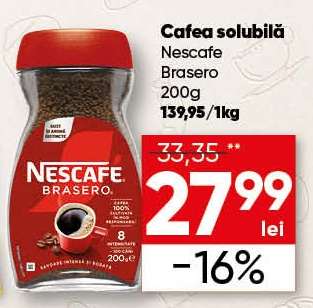 Cafea solubilă Nescafe Brasero 200g