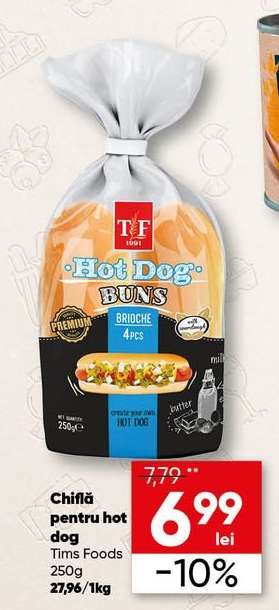 Chiflă pentru hot dog