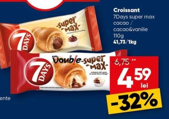 Croissant 7Days super max cacao / cacao&vanilie