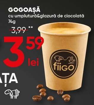 Gogoasă cu umplutură & glazură de ciocolată