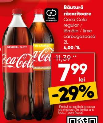 Băutură răcoritoare Coca Cola