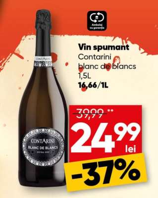 Vin spumant Contarini blanc de blancs 1,5L