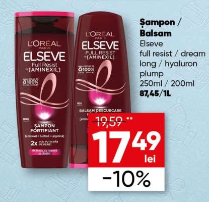 Șampon / Balsam L'Oreal Paris Elseve