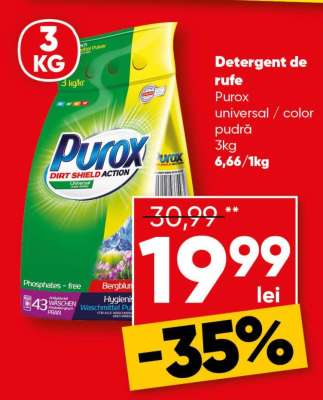 Detergent de rufe Purox