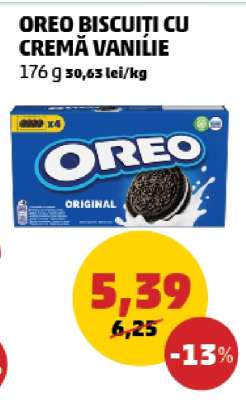 OREO Biscuiți cu Cremă Vanilie