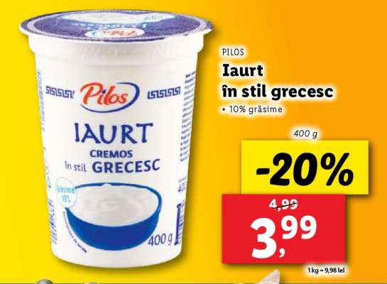 Iaurt în stil grecesc