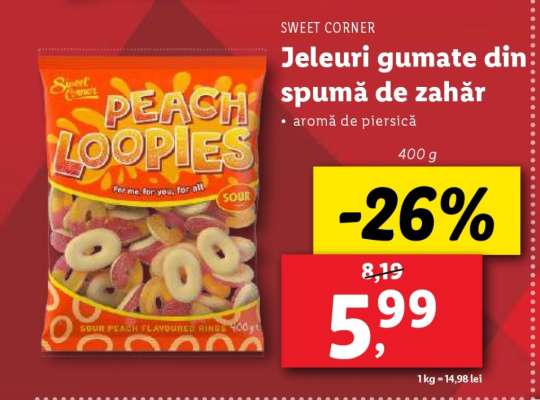 Jeleuri gumate din spumă de zahăr