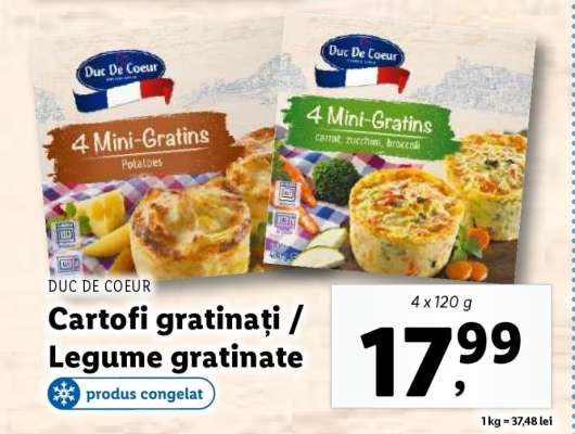 Cartofi gratinați / Legume gratinate