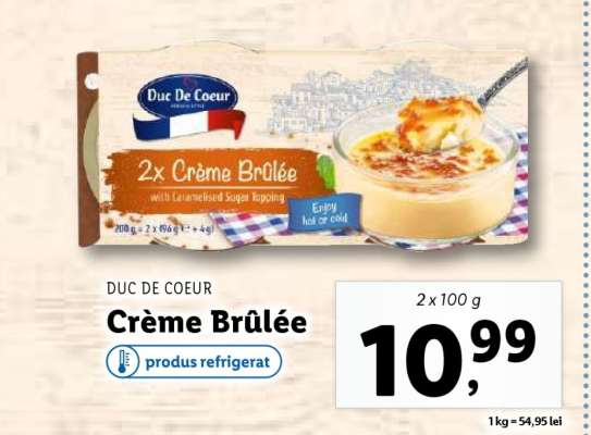 Duc De Coeur Crème Brûlée