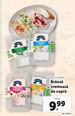 Brânză cremoasă de capră