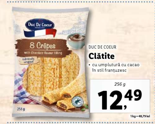 Duc De Coeur Clătite