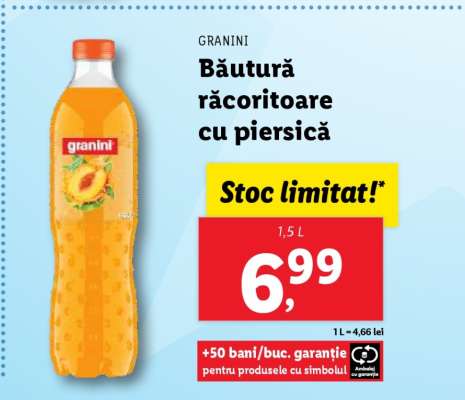 Granini Băutură răcoritoare cu piersică