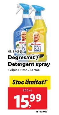 MR. PROPER Degresant / Detergent spray