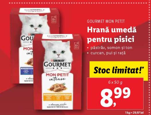 GOURMET MON PETIT Hrană umedă pentru pisici