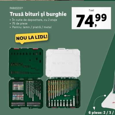 Trusă bituri și burghie
