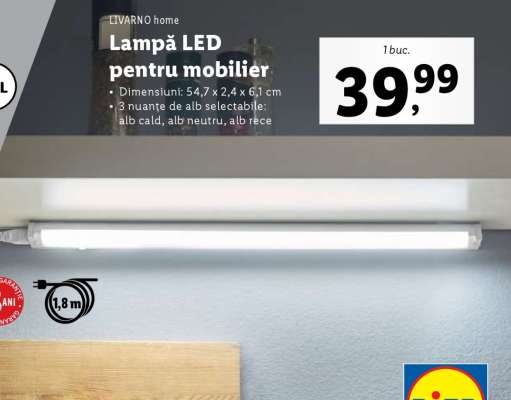 Lampă LED pentru mobilier